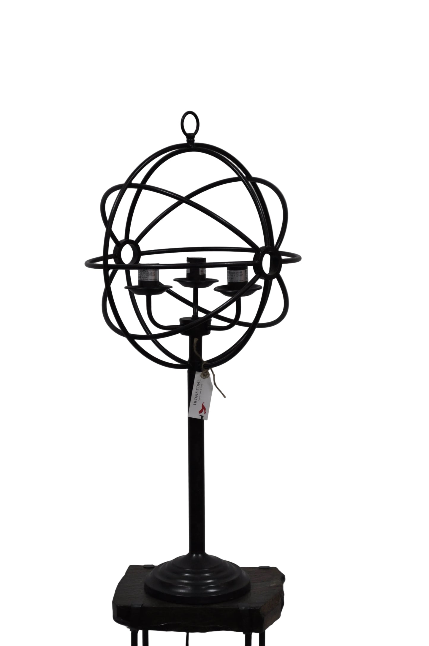 Globe table lamp
