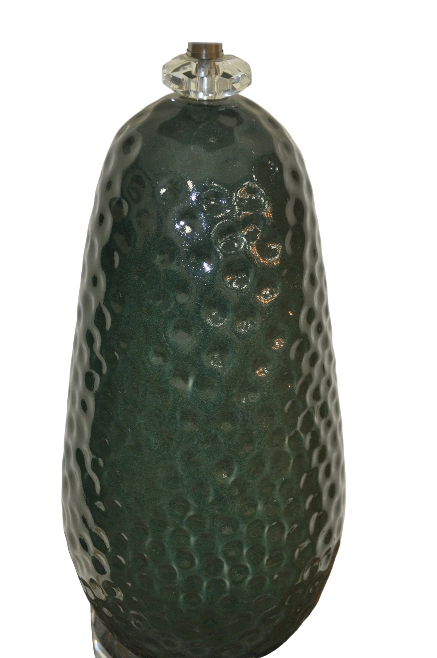 Dimpled ceramic table lamp