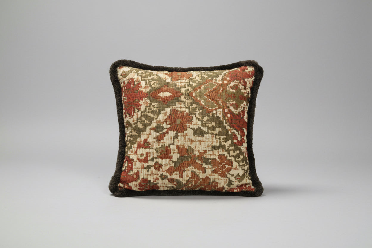 Rust/Khaki/Beige Pillow
