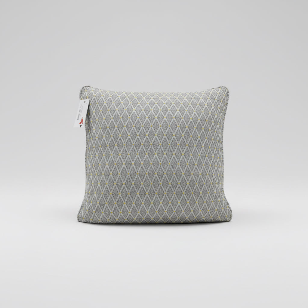 Grey Diamond Pillow