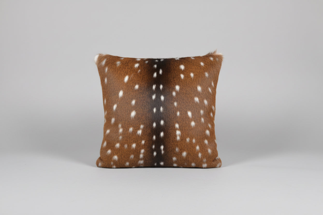 Axis Deer Hair on Hide pillow