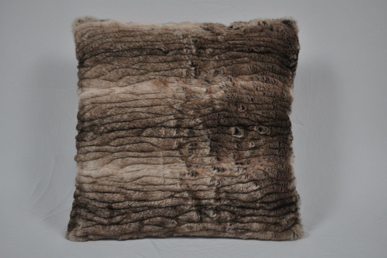 Yukon Java Faux Fur pillow