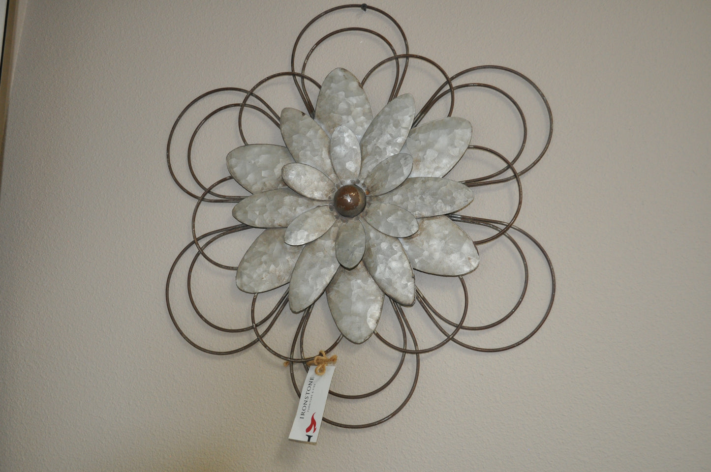 Metal Wall Flower wall art