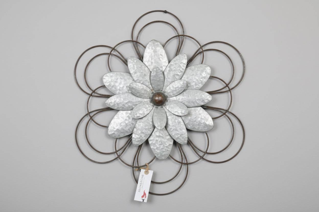 Metal Wall Flower wall art