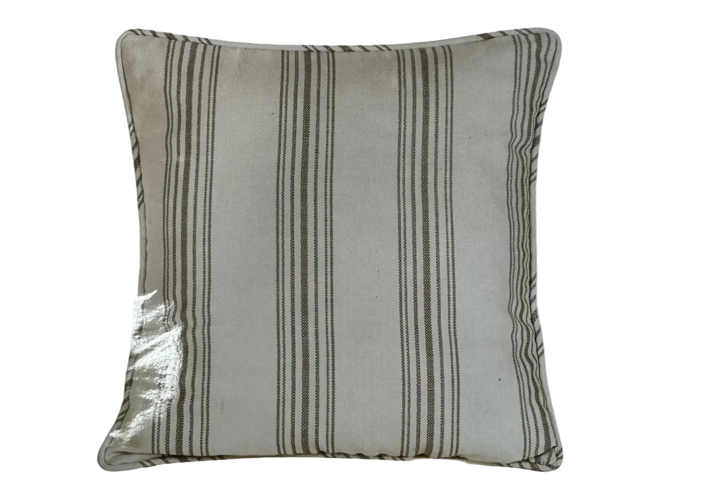 Taupe Stripe Euro Sham
