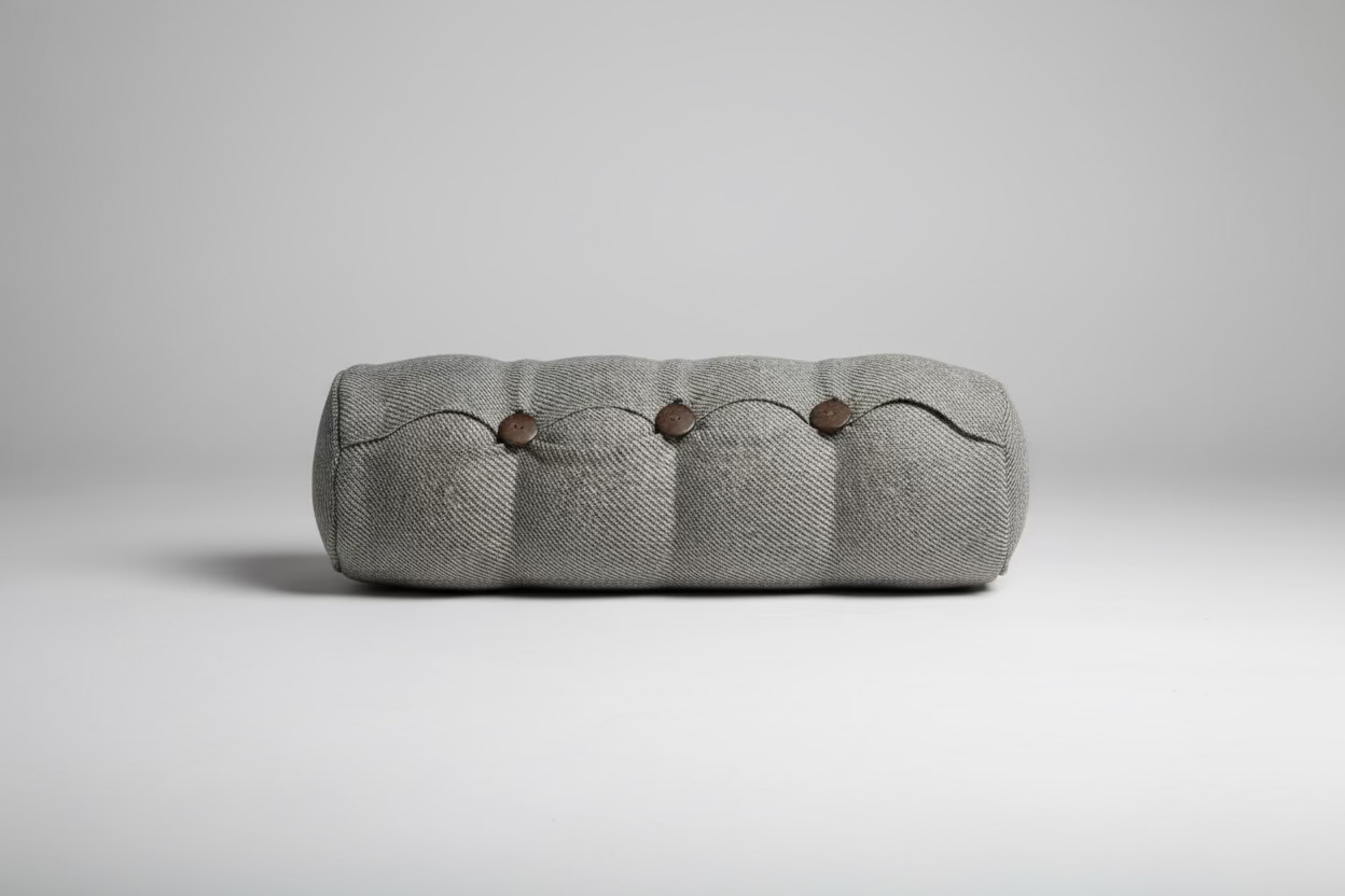 Grey Bolster Pillow