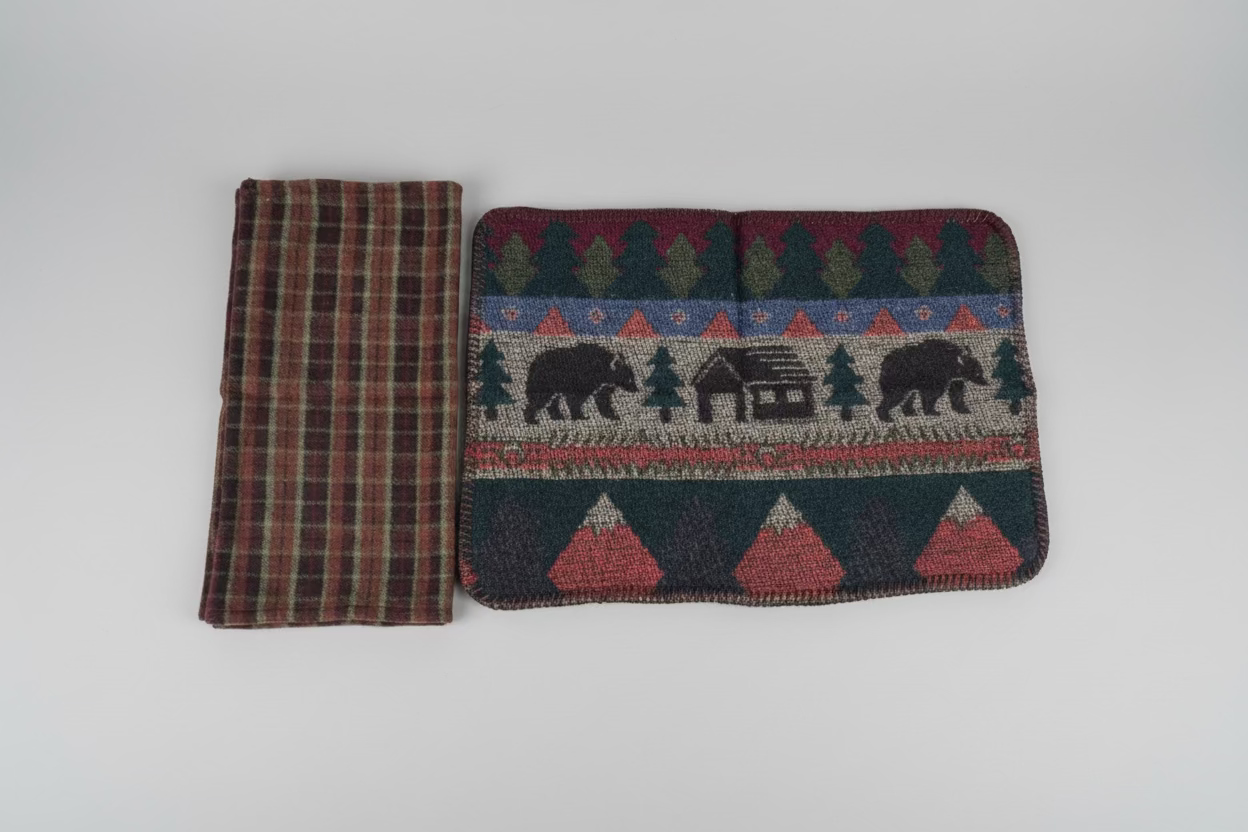 Wood River Bear Placemats and Napkins