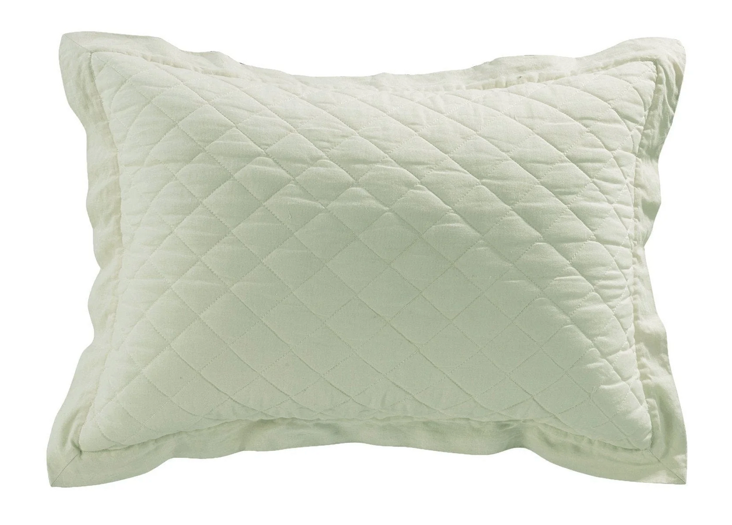 Quilted Linen King Pillow Sham
