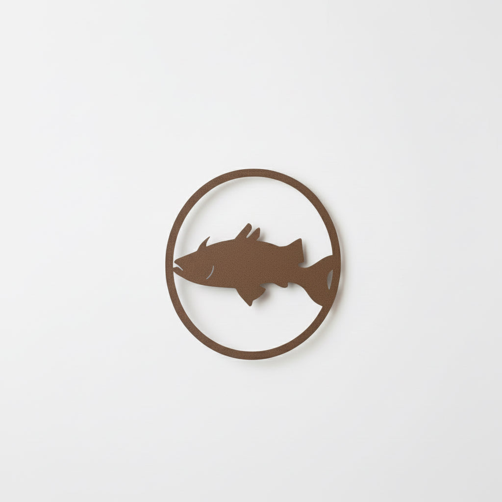 Fish in Iron Ring Wall Art