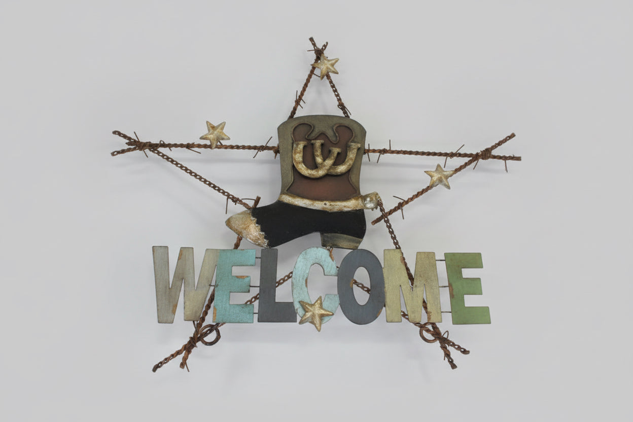 Western Welcome Sign