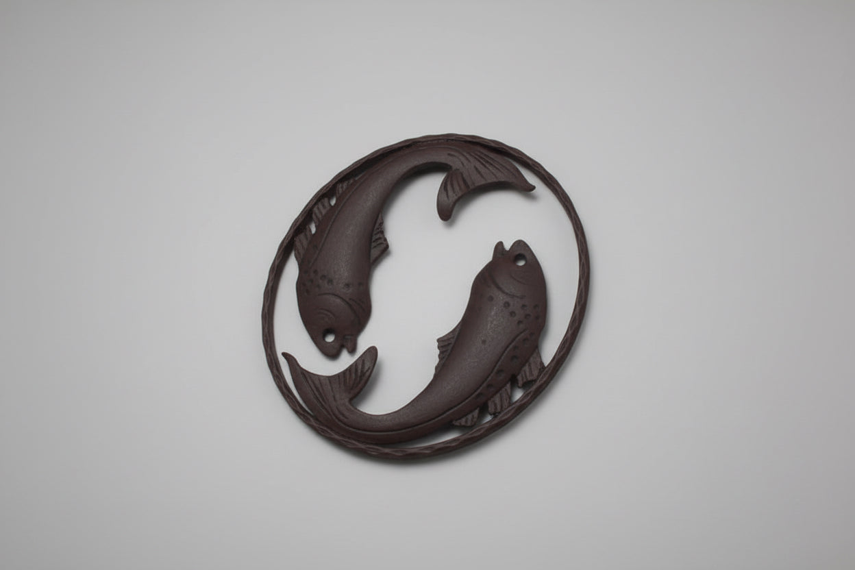 Two Fish metal wall art