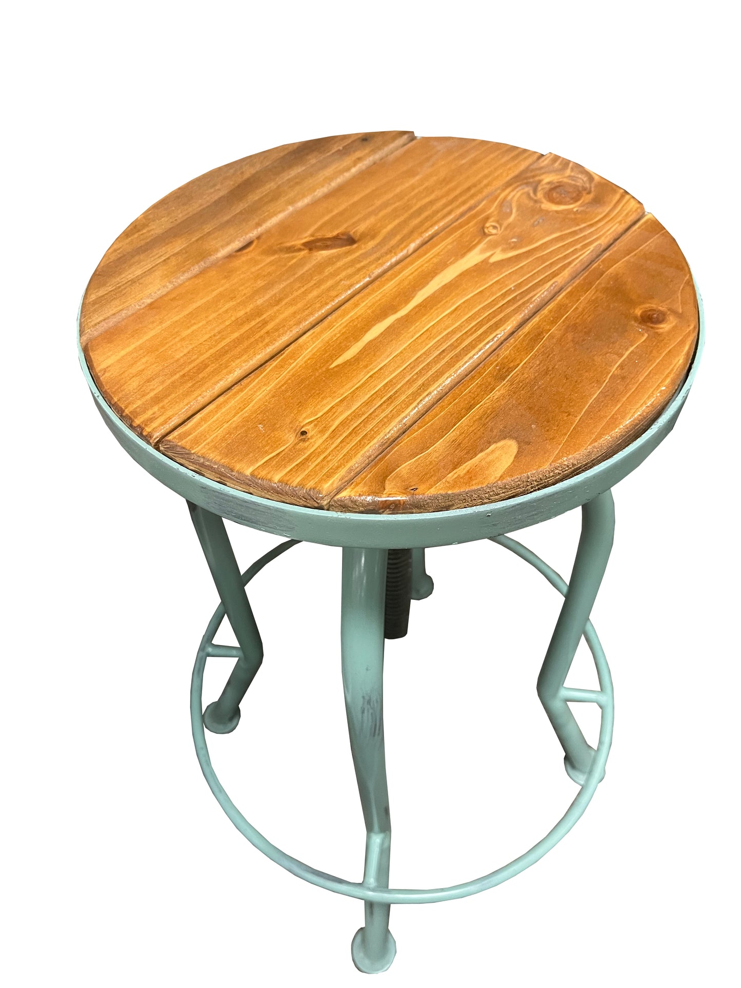 Adjustable Pale Blue Counter Stool