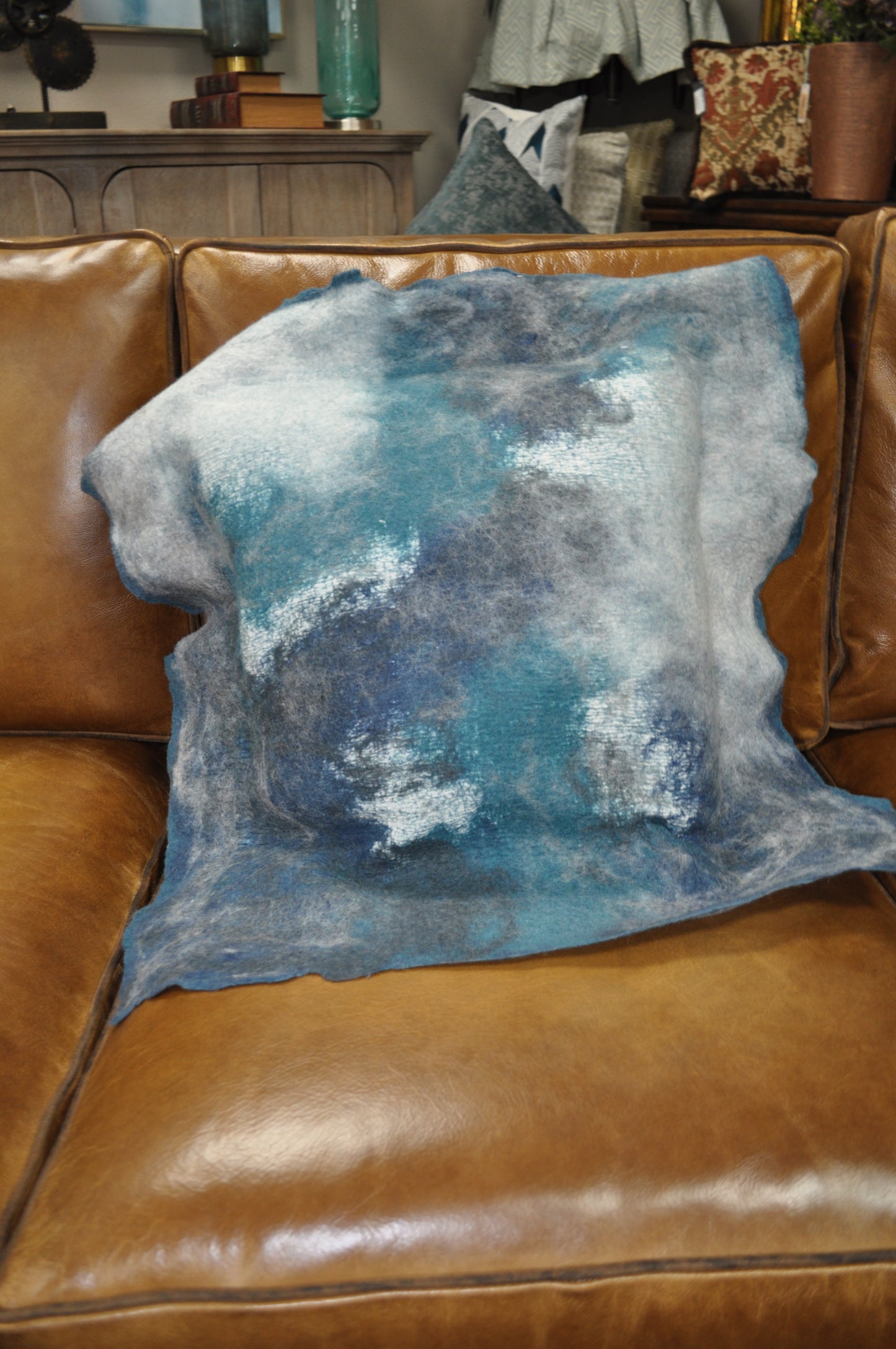 Turquoise Haze Pillow