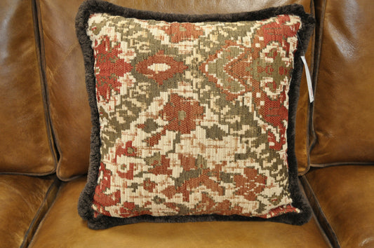 Rust/Khaki/Beige Pillow