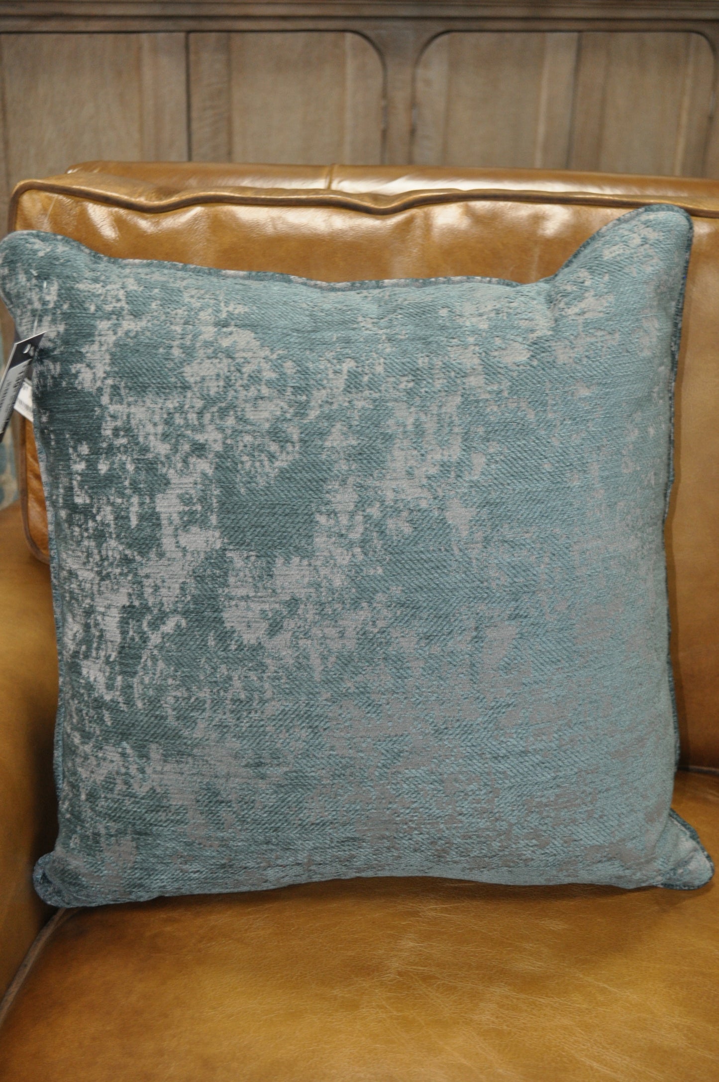 Textured Teal Pillow