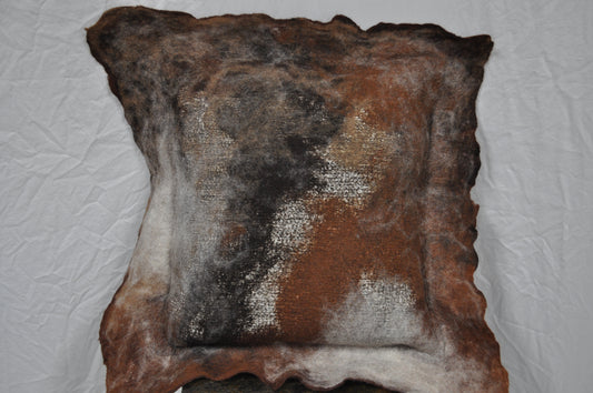 Brown Haze Felt pillow