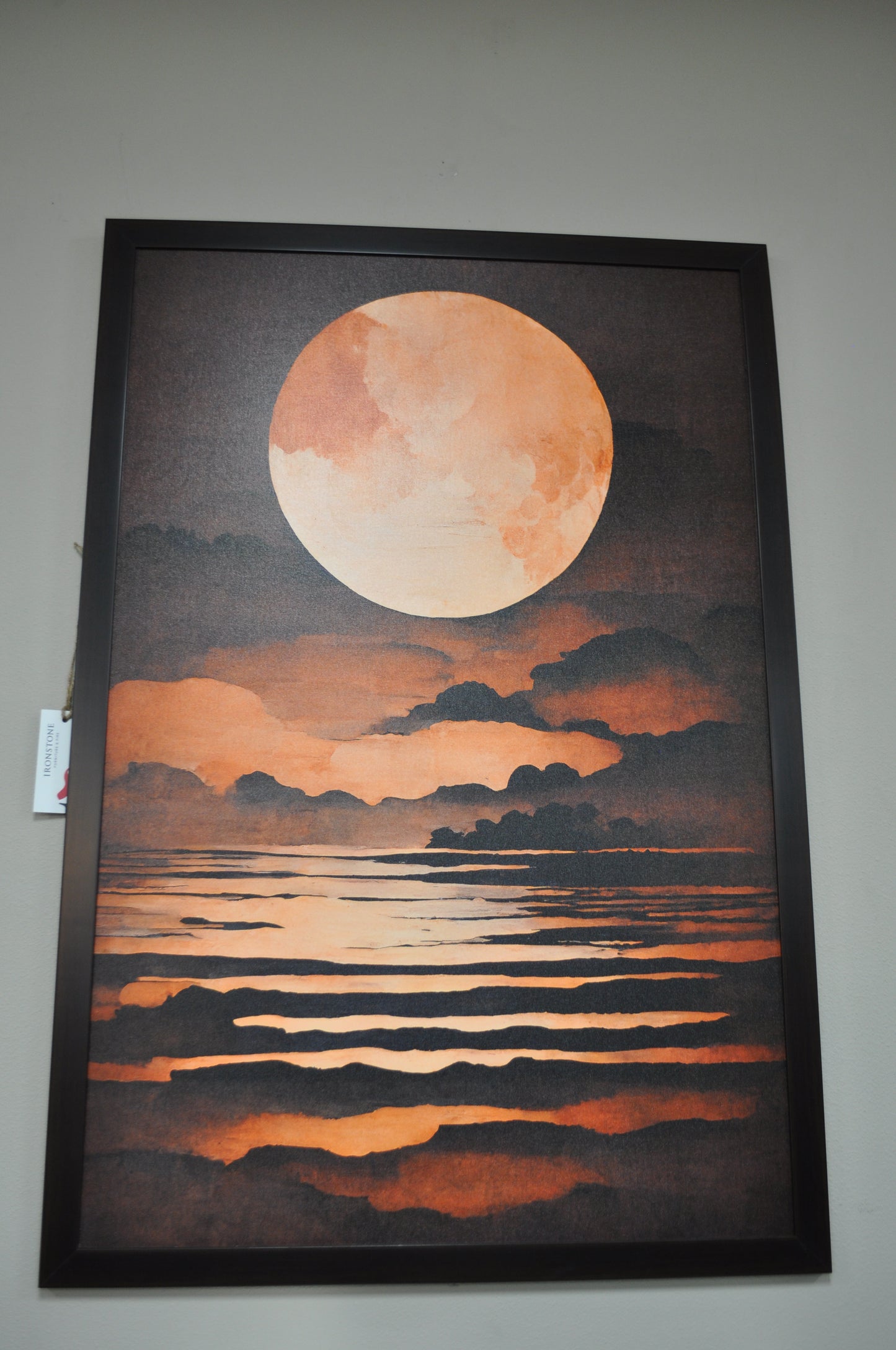 Full Moon Over the Waves wall art