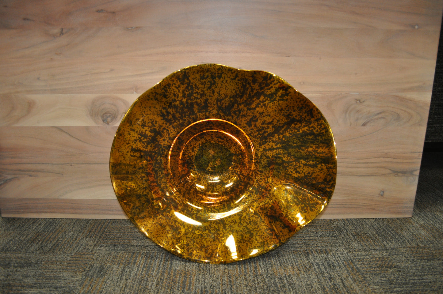 Amber Glass bowl