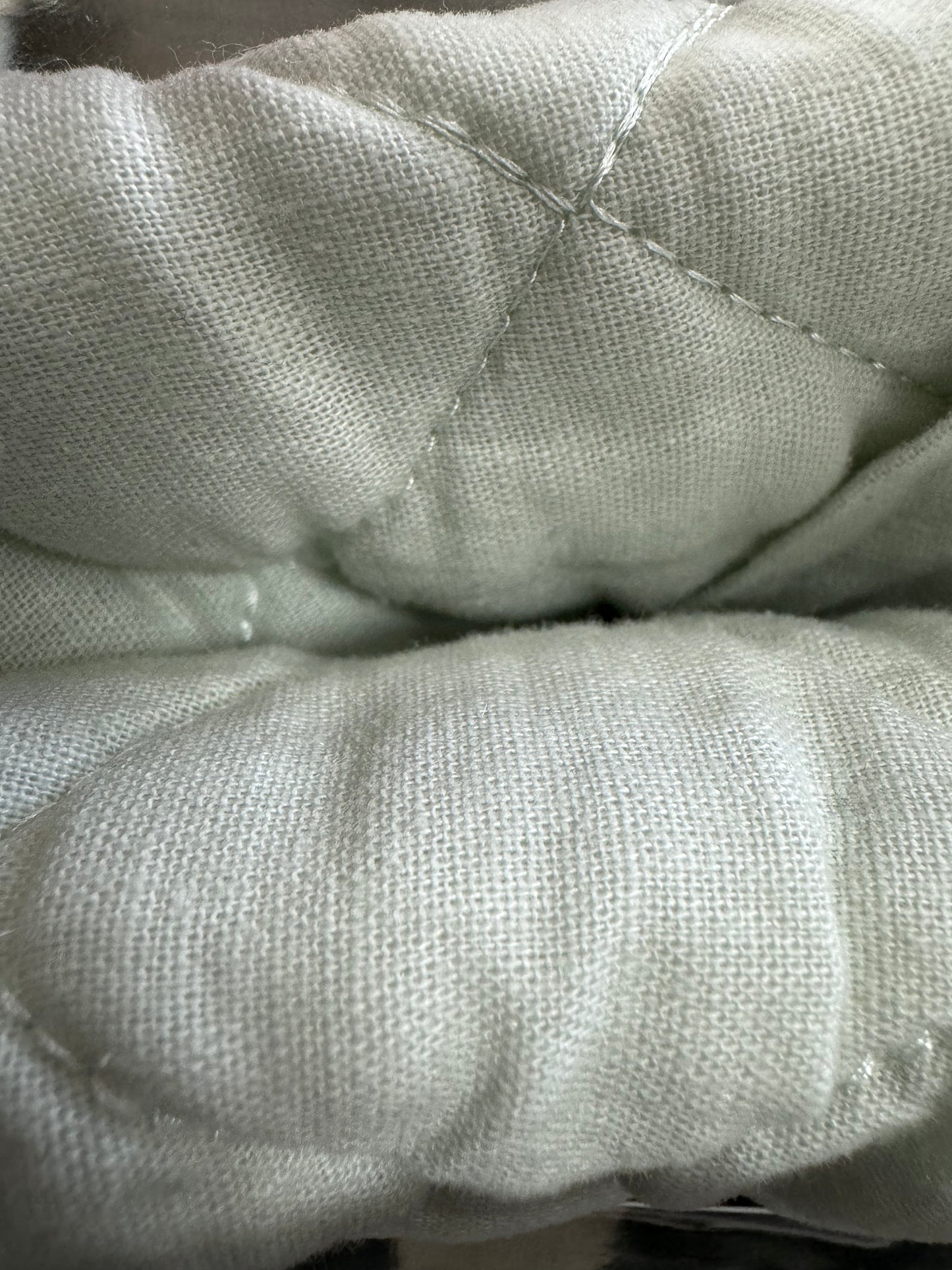 Quilted Linen Pillow Sham