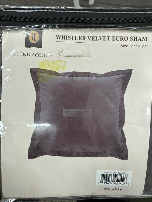 Whistler Velvet Euro Sham