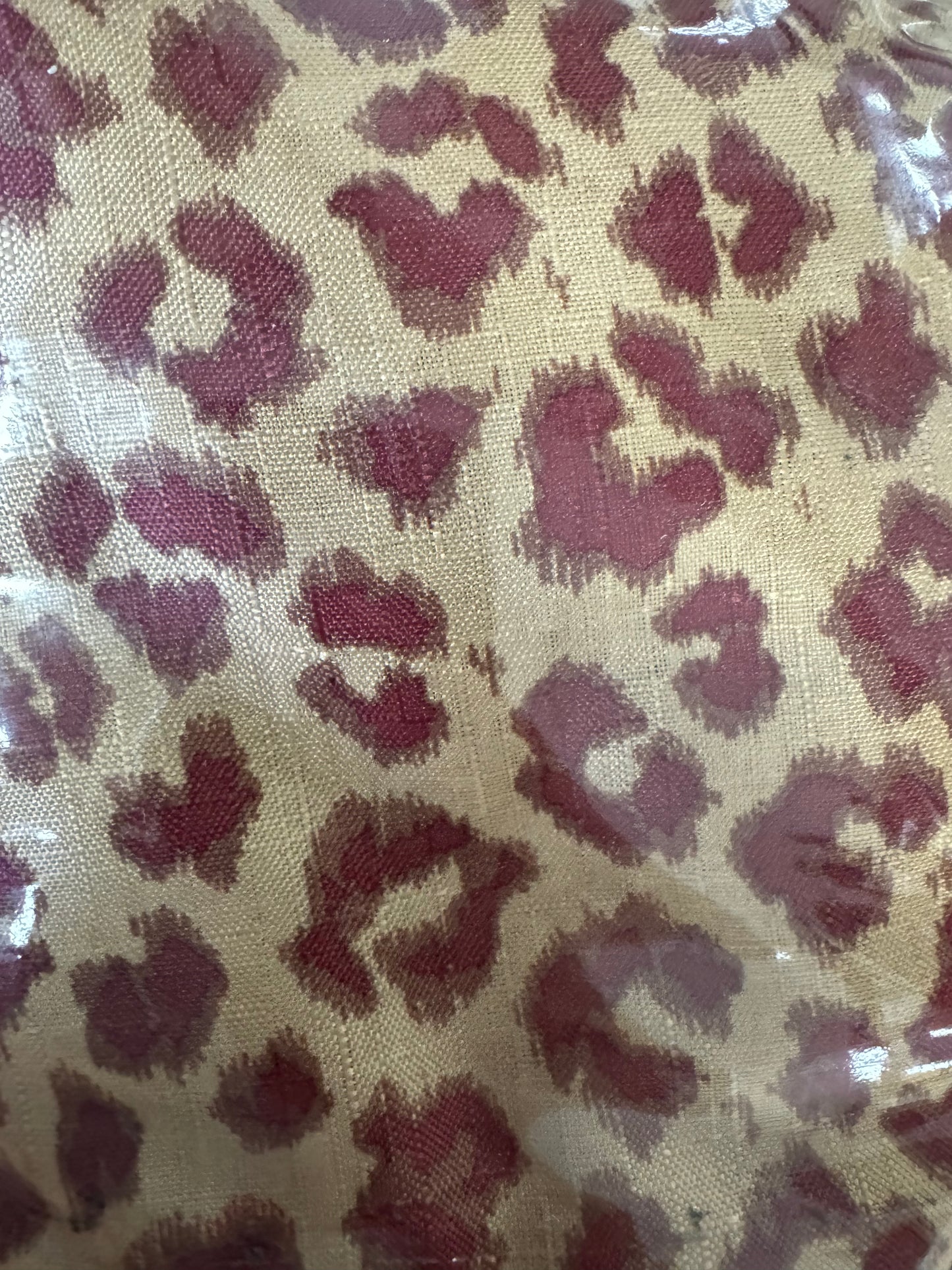 Luxury Red Cheetah Euro Sham