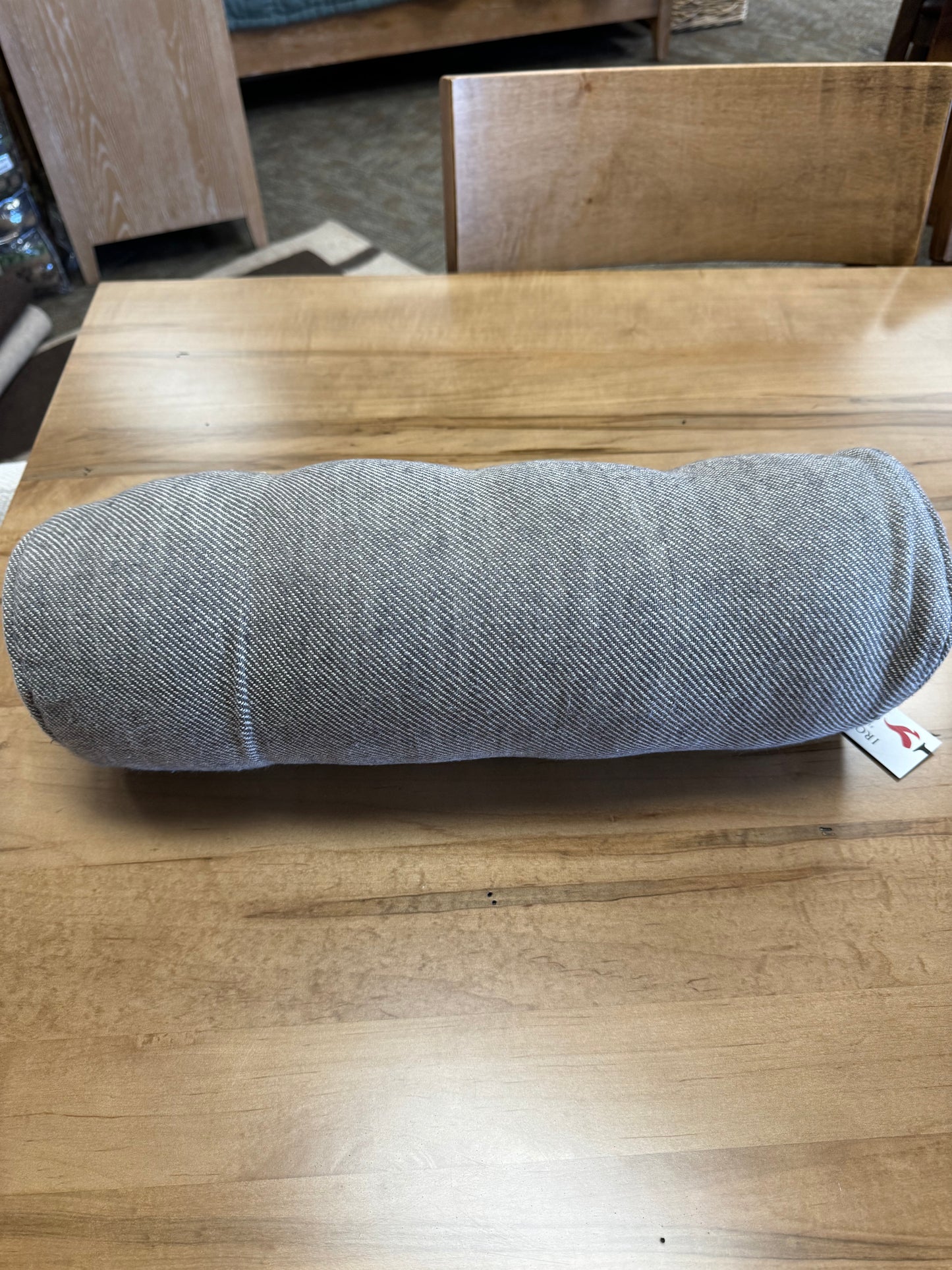 Grey Bolster Pillow