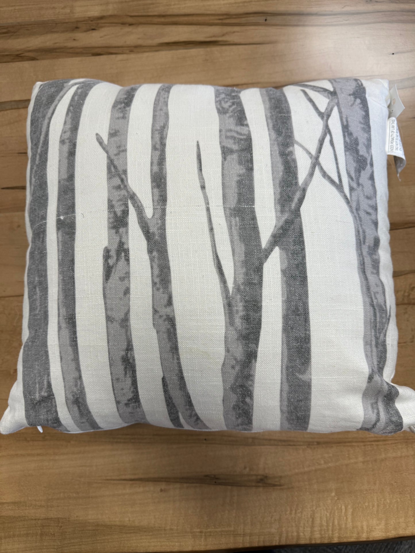 Tree Trunk Printed Pillow