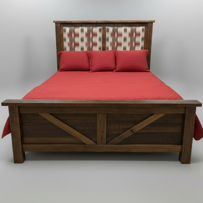 Red Diamond Quilted Queen/Full Comforter