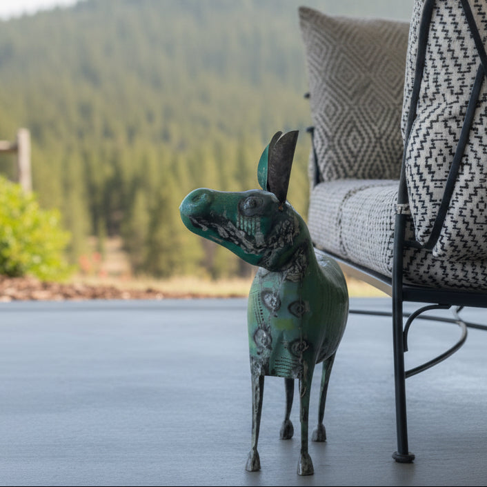 Reclaimed Metal Donkey