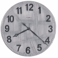 Aged Aluminum Clock