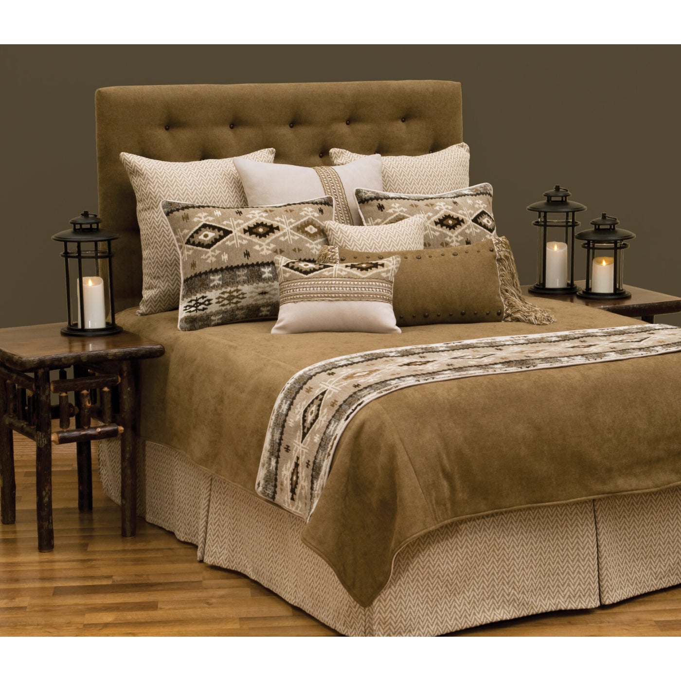 Mountain Storm Queen Bed Skirt